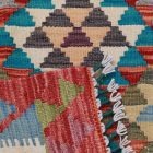 Dywan Kilim Chobi 74x64 ręcznie tkany afgański kilim