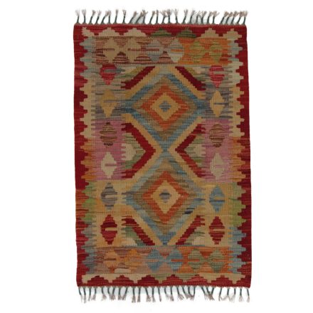 Dywan Kilim Chobi 90x61 ręcznie tkany afgański kilim z wełny