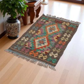 Dywan Kilim Chobi 58x94 ręcznie tkany afgański kilim