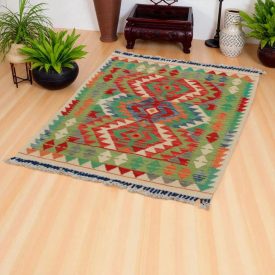 Ręcznie tkany Dywan Kilim Chobi 119x86  etniczny kilim