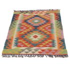 Etniczny Kilim Chobi 124x88 ręcznie tkany dywan kilim