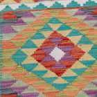 Etniczny Kilim Chobi 121x84 ręcznie tkany dywan kilim