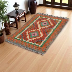 Dywan Kilim Chobi 82x128 ręcznie tkany afgański kilim