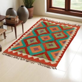 Dywan Kilim Chobi 120x75 ręcznie tkany afgański kilim