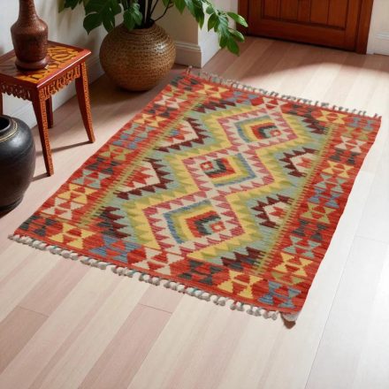 Dywan Kilim Chobi 126x86 ręcznie tkany afgański kilim z wełny