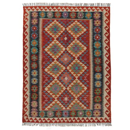 Dywan Kilim Chobi 195x148 ręcznie tkany afgański kilim
