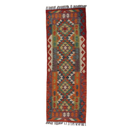 Dywan Kilim Chobi 70x199 ręcznie tkany afgański kilim