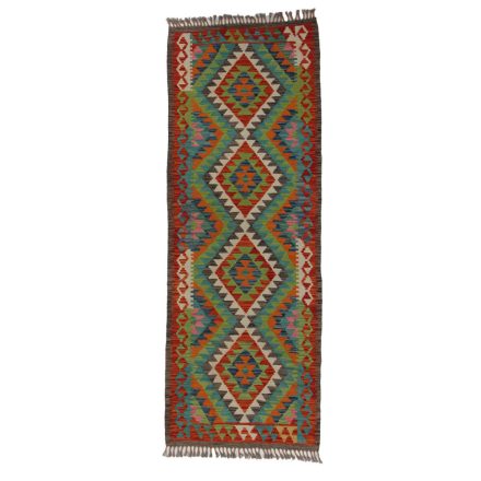 Dywan Kilim Chobi 75x206 ręcznie tkany afgański kilim