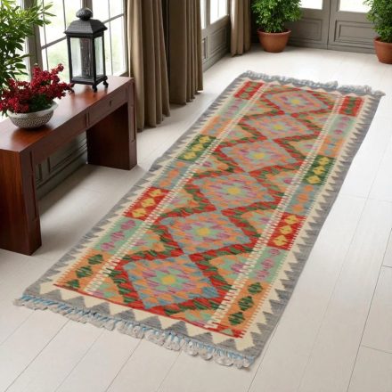 Dywan Kilim Chobi 68x195 ręcznie tkany afgański kilim
