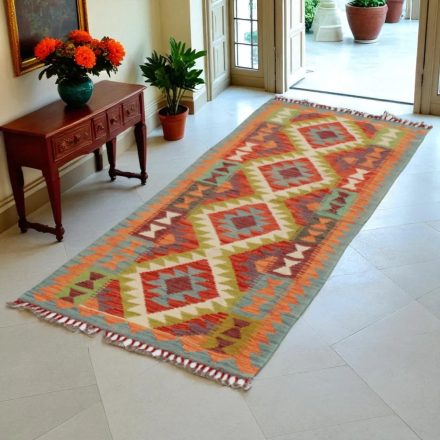 Dywan Kilim Chobi 75x198 ręcznie tkany afgański kilim