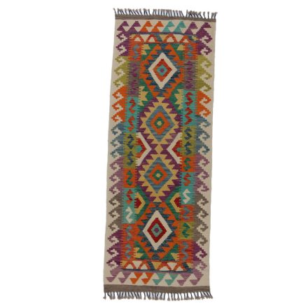 Dywan Kilim Chobi 77x202 ręcznie tkany afgański kilim