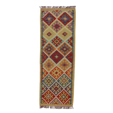 Dywan Kilim Chobi 75x207 ręcznie tkany afgański kilim