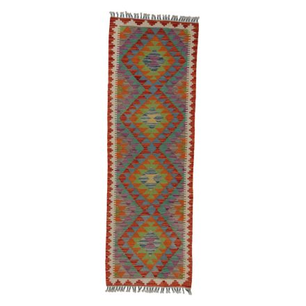 Dywan Kilim Chobi 67x200 ręcznie tkany afgański kilim