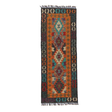 Dywan Kilim Chobi 77x200 ręcznie tkany afgański kilim
