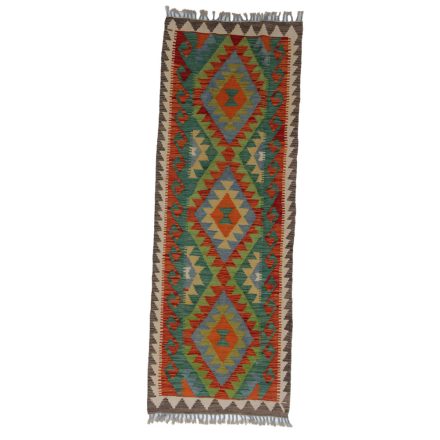Dywan Kilim Chobi 71x196 ręcznie tkany afgański kilim