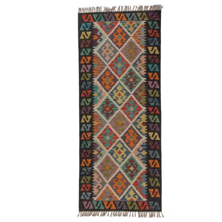 Dywan Kilim Chobi 83x201 ręcznie tkany afgański kilim