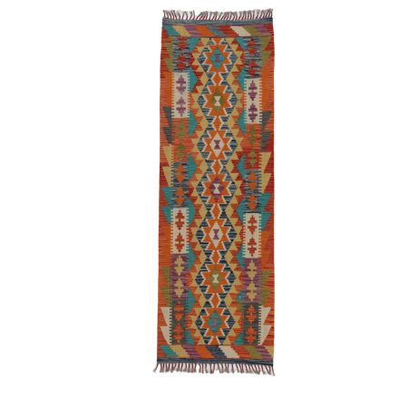 Dywan Kilim Chobi 71x210 ręcznie tkany afgański kilim