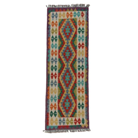 Dywan Kilim Chobi 75x213 ręcznie tkany afgański kilim