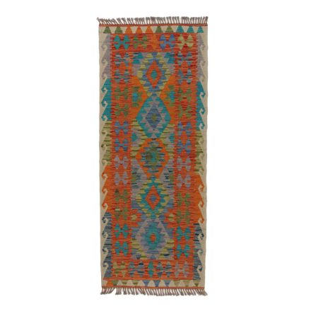 Dywan Kilim Chobi 80x193 ręcznie tkany afgański kilim