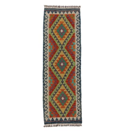Dywan Kilim Chobi 66x198 ręcznie tkany afgański kilim
