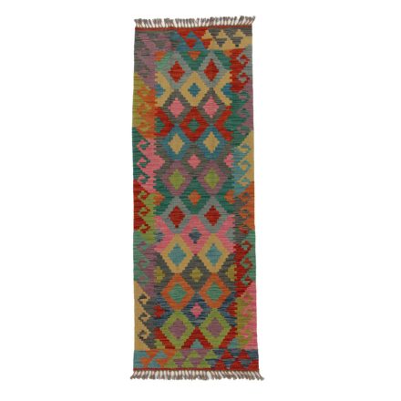 Dywan Kilim Chobi 64x179 ręcznie tkany afgański kilim