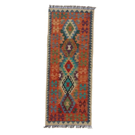 Dywan Kilim Chobi 76x192 ręcznie tkany afgański kilim