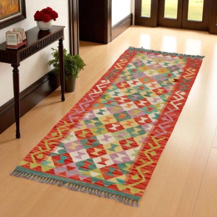Dywan Kilim Chobi 71x198 ręcznie tkany afgański kilim