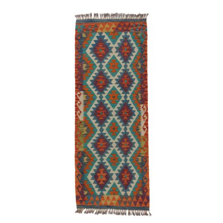 Dywan Kilim Chobi 77x196 ręcznie tkany afgański kilim