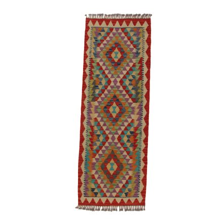 Dywan Kilim Chobi 69x190 ręcznie tkany afgański kilim