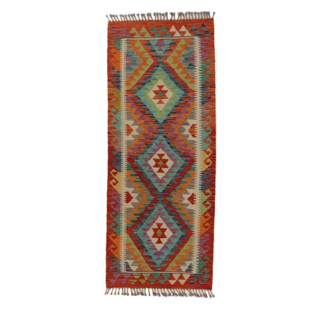 Dywan Kilim Chobi 77x184 ręcznie tkany afgański kilim