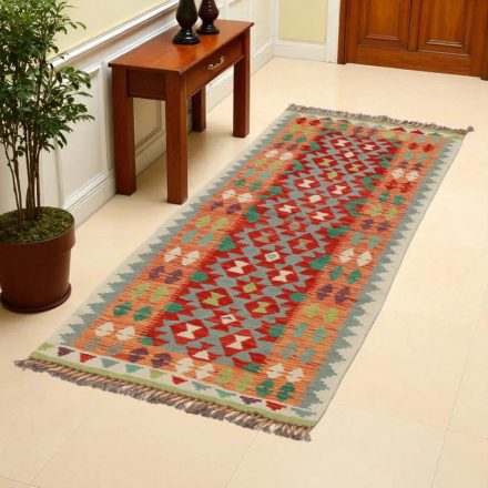 Dywan Kilim Chobi 73x193 ręcznie tkany afgański kilim z wełny