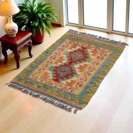 Dywan Kilim Chobi 63x93 ręcznie tkany afgański kilim