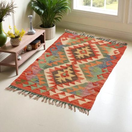 Dywan Kilim Chobi 91x60 ręcznie tkany afgański kilim