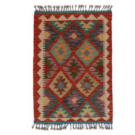 Dywan Kilim Chobi 90x63 ręcznie tkany afgański kilim