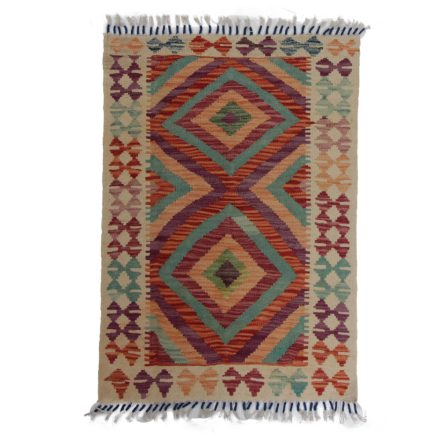 Dywan Kilim Chobi 92x64 ręcznie tkany afgański kilim