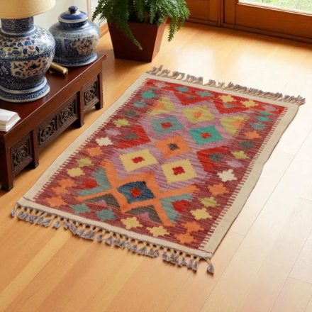 Dywan Kilim Chobi 90x54 ręcznie tkany afgański kilim