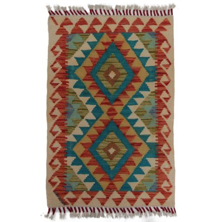 Dywan Kilim Chobi 92x63 ręcznie tkany afgański kilim