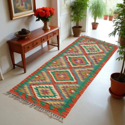 Dywan Kilim Chobi 63x192 ręcznie tkany afgański kilim