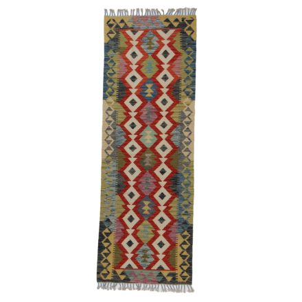 Dywan Kilim Chobi 69x200 ręcznie tkany afgański kilim