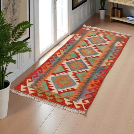 Dywan Kilim Chobi 69x195 ręcznie tkany afgański kilim