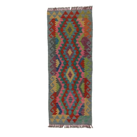 Dywan Kilim Chobi 65x164 ręcznie tkany afgański kilim
