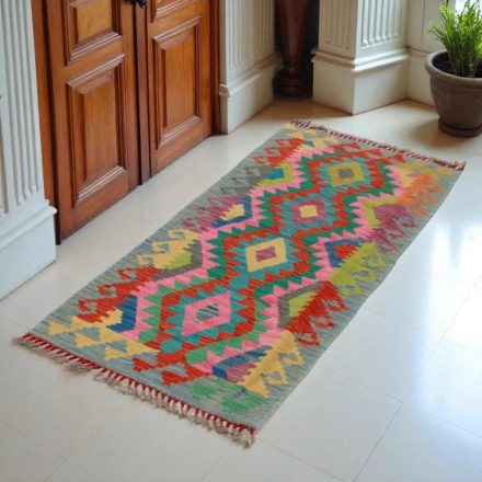 Dywan Kilim Chobi 65x164 ręcznie tkany afgański kilim