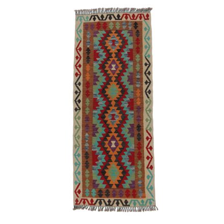 Dywan Kilim Chobi 83x199 ręcznie tkany afgański kilim