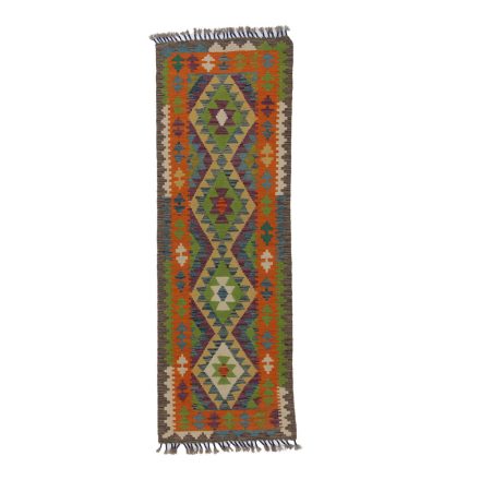 Dywan Kilim Chobi 70x209 ręcznie tkany afgański kilim