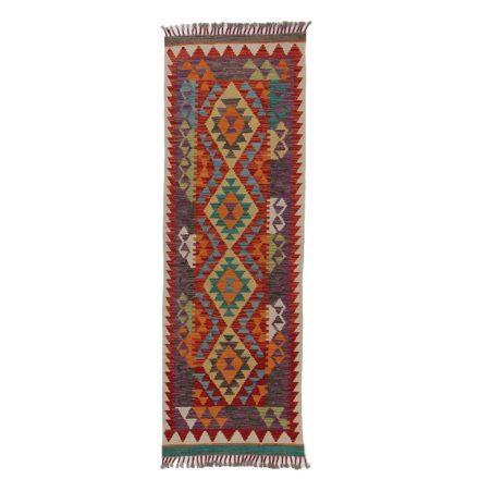Dywan Kilim Chobi 63x188 ręcznie tkany afgański kilim