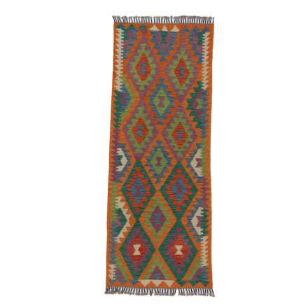 Dywan Kilim Chobi 77x198 ręcznie tkany afgański kilim