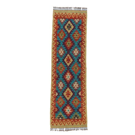 Dywan Kilim Chobi 62x204 ręcznie tkany afgański kilim