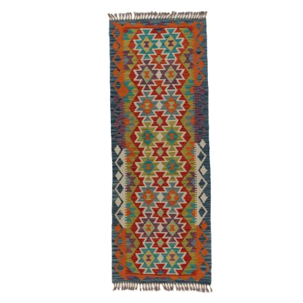 Dywan Kilim Chobi 74x198 ręcznie tkany afgański kilim