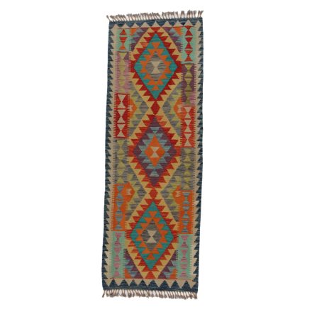 Dywan Kilim Chobi 74x205 ręcznie tkany afgański kilim