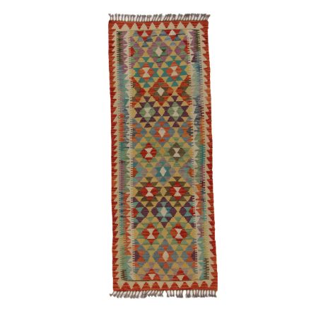 Dywan Kilim Chobi 74x193 ręcznie tkany afgański kilim